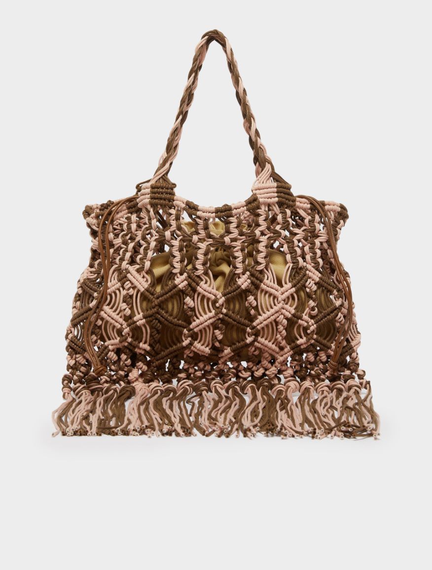 Woven bag - PINK - Iblues