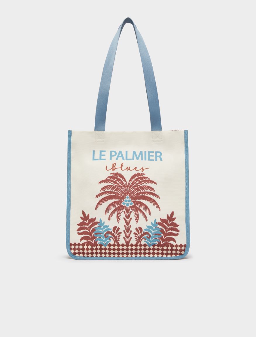 Printed bag - CREAM - Iblues