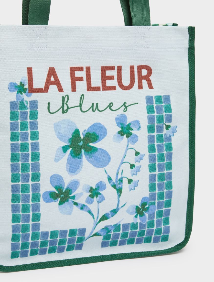 Printed bag - LIGHT BLUE - Iblues - 3