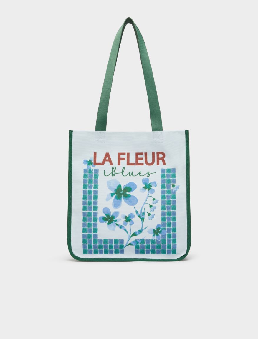 Printed bag - LIGHT BLUE - Iblues