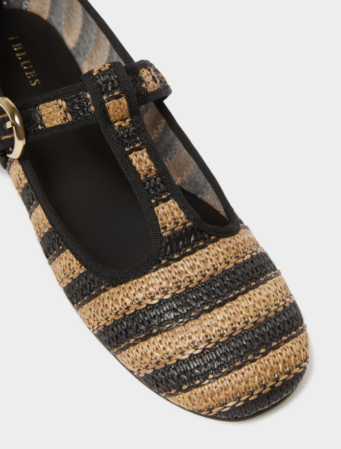 Ballet flats with strap detail - 