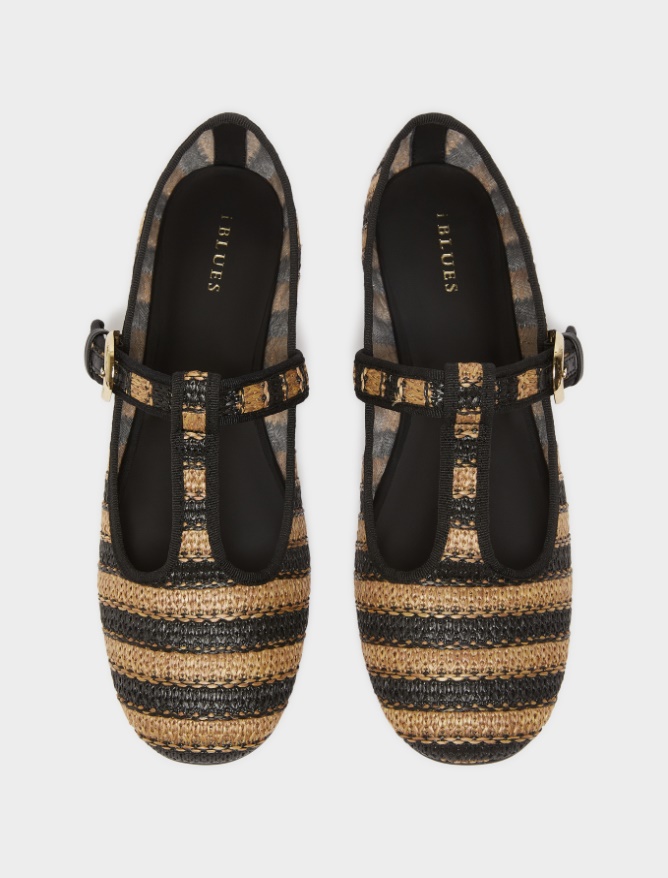 Ballet flats with strap detail - 