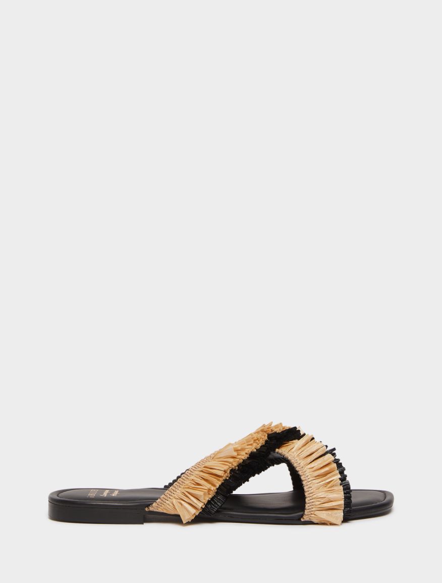 Criss-cross sandals - BLACK - Iblues