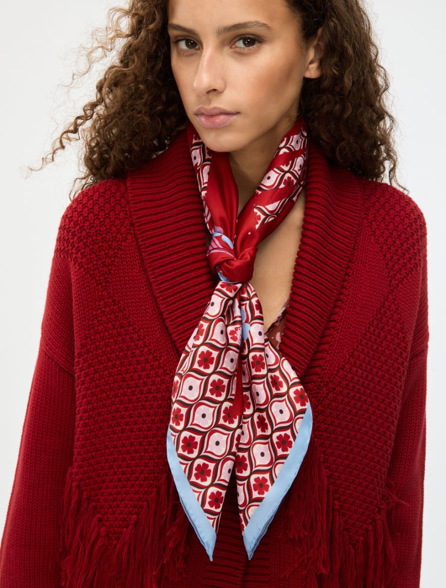 Silk scarf - RED - Iblues - 3
