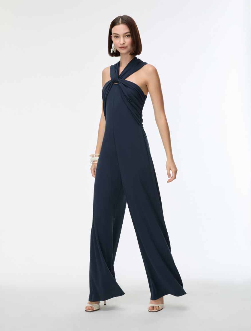 Jersey jumpsuit - NAVY - Iblues - 4