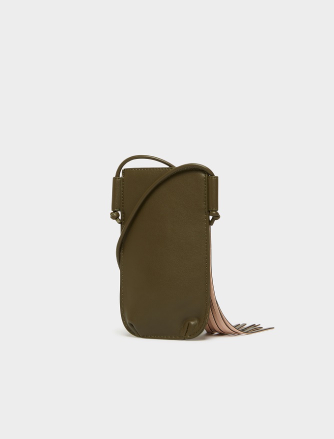 Fringed phone holder - 