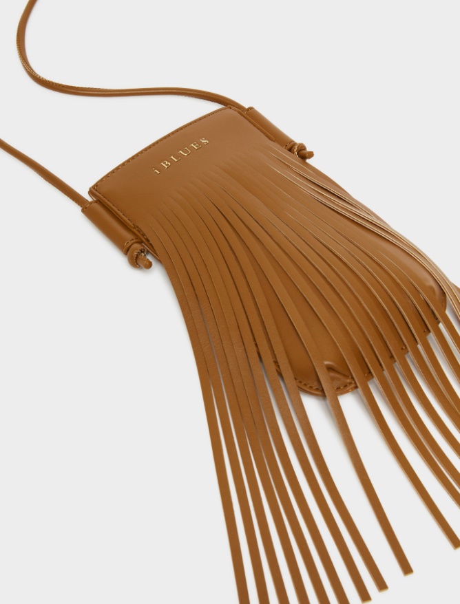 Fringed phone holder - 