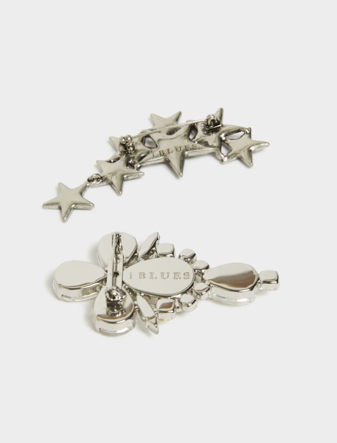 Set of metal brooches - 