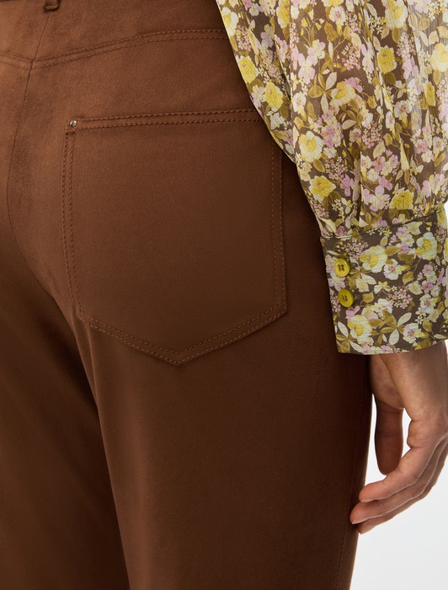 Jersey trousers - BROWN - Iblues - 3