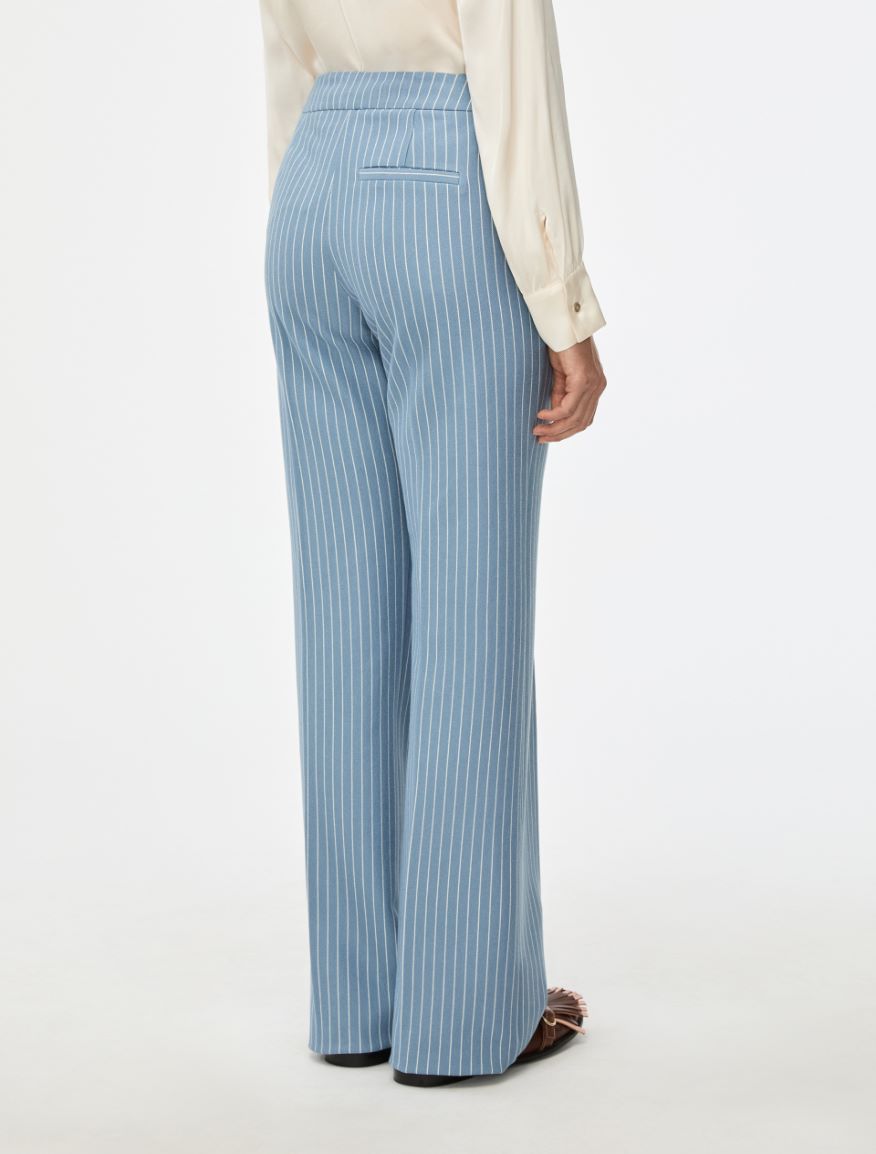 Jacquard trousers - LIGHT BLUE - Iblues - 2