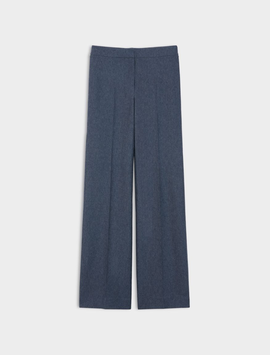Jacquard trousers - NAVY - Iblues - 5