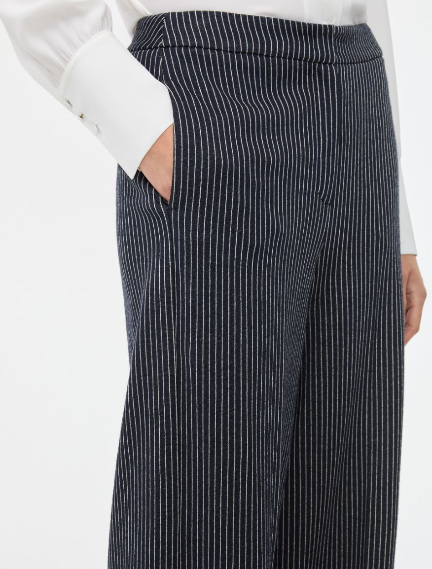 Wide-leg trousers - IVORY - Iblues - 3