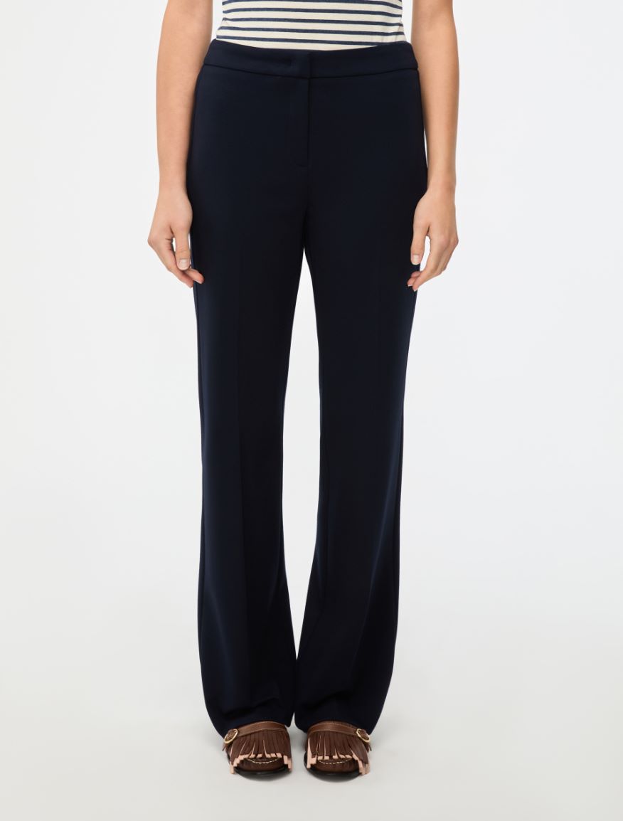 Jersey trousers - NAVY - Iblues
