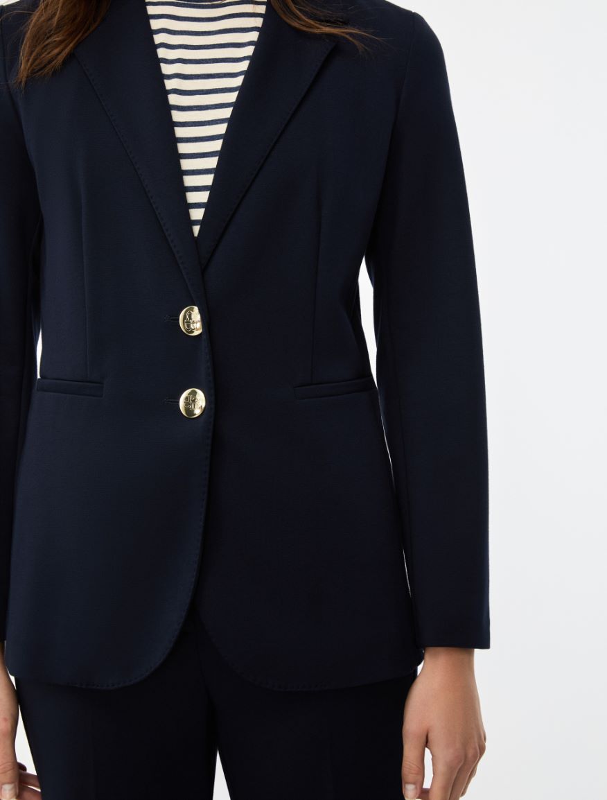 Fitted blazer - NAVY - Iblues - 3