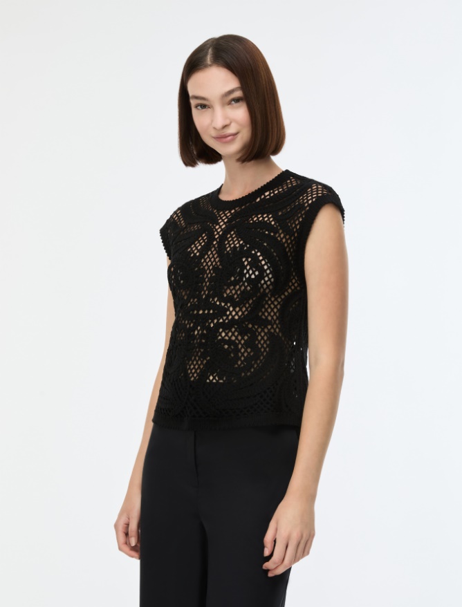 Cornely-embroidered top - 