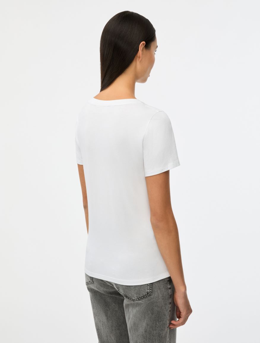 Jersey T-shirt - OPTICAL WHITE - Iblues - 2