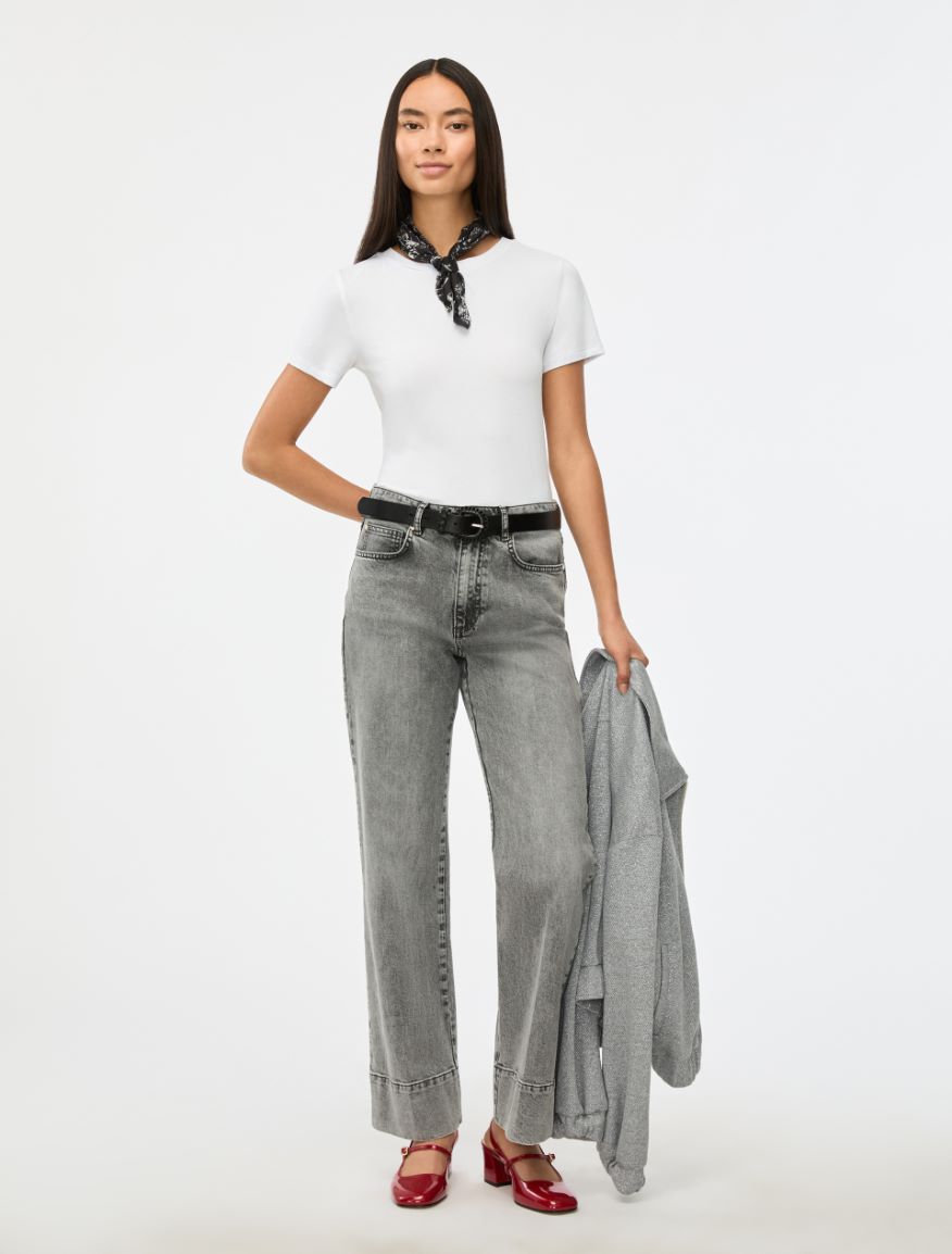 Jersey T-shirt - OPTICAL WHITE - Iblues - 4