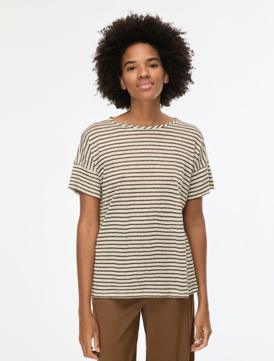 Relaxed-fit T-shirt - BROWN - Iblues - 4