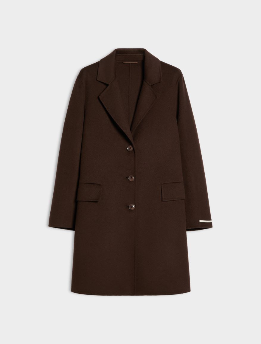 Straight-fit coat - BROWN - iBlues - 5