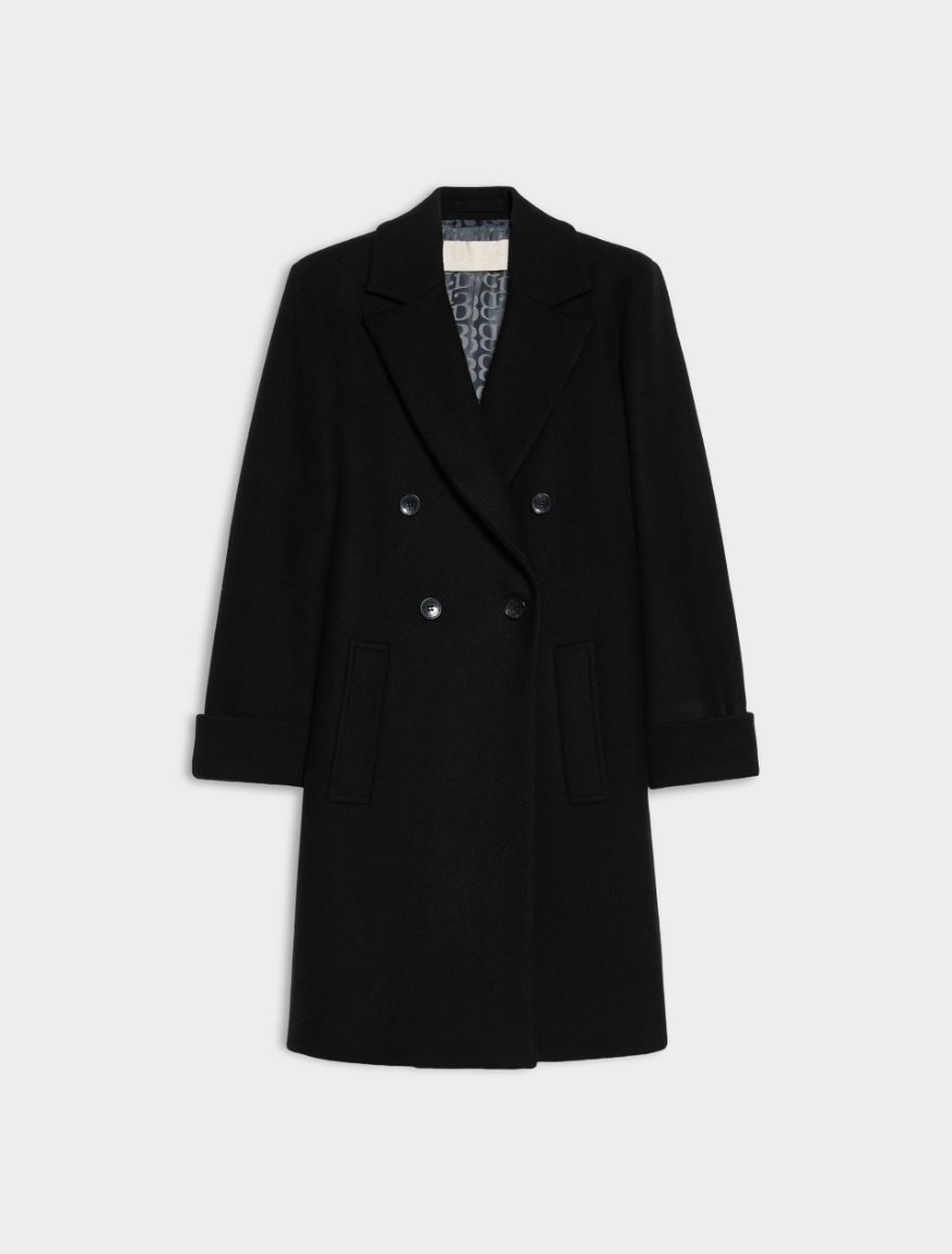 Cappotto doppiopetto - NERO - iBlues - 5