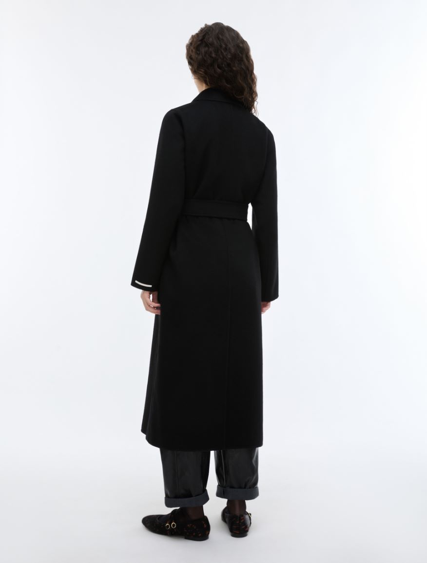 Soft Robe Coat - BLACK - iBlues - 2