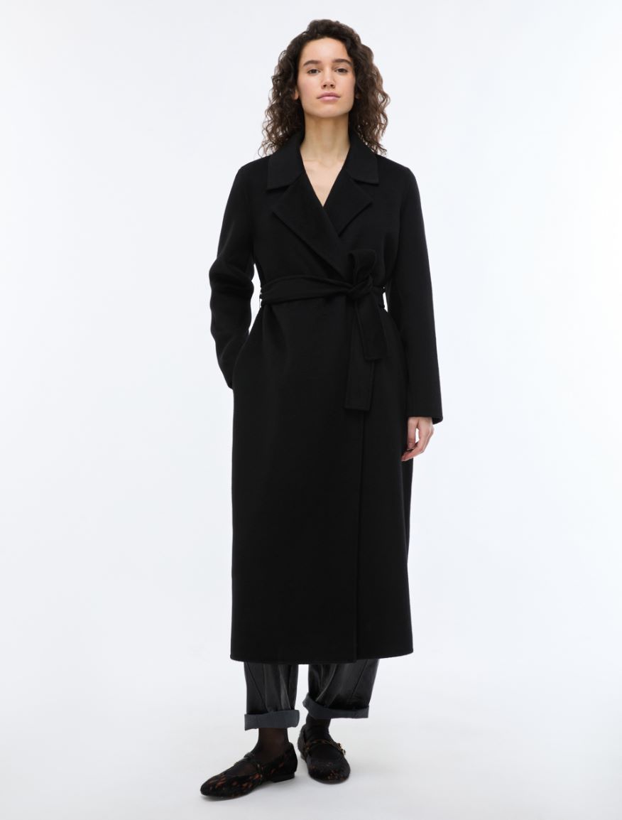 Soft Robe Coat - BLACK - iBlues - 3