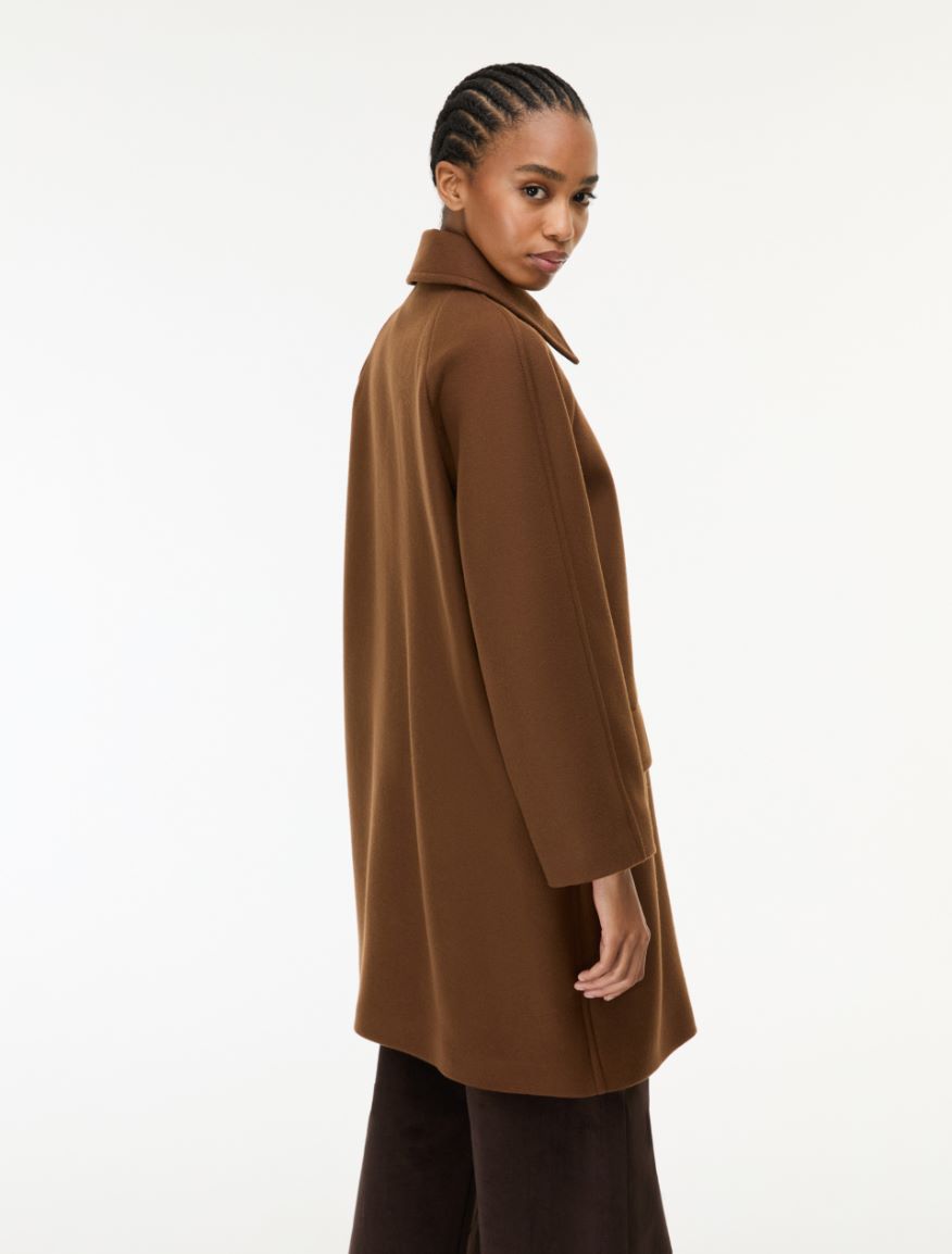 Straight-fit coat - BROWN - iBlues - 2