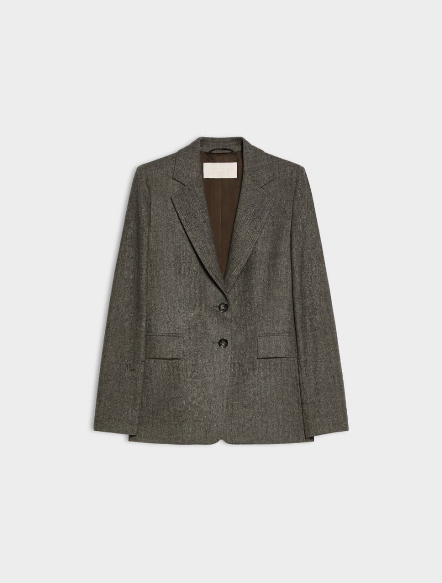 Blazer in flanella - KAKI - iBlues - 5
