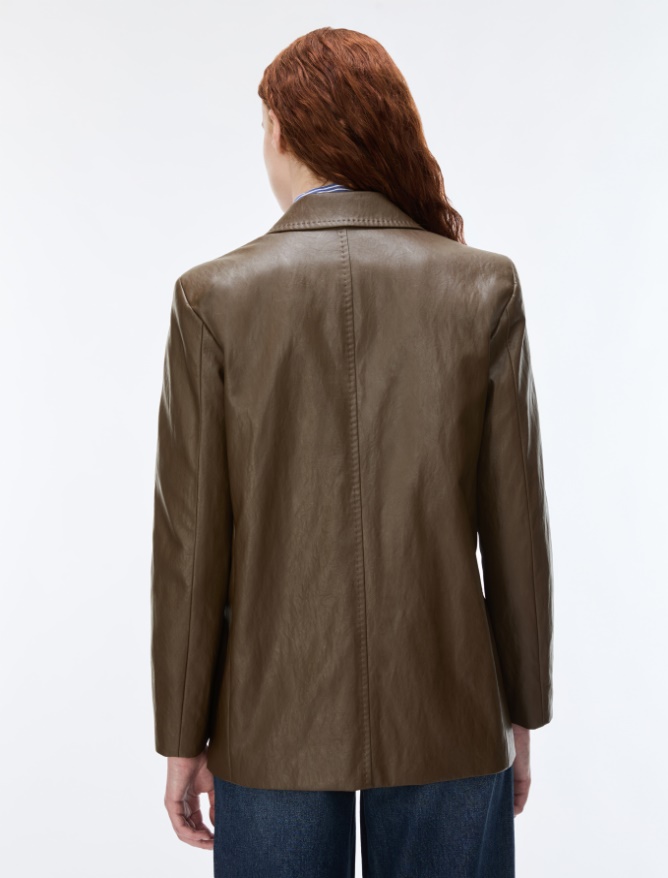 Coated fabric blazer - iBlues - 2