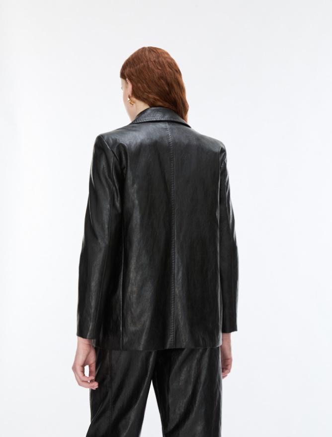 Coated fabric blazer - iBlues - 2
