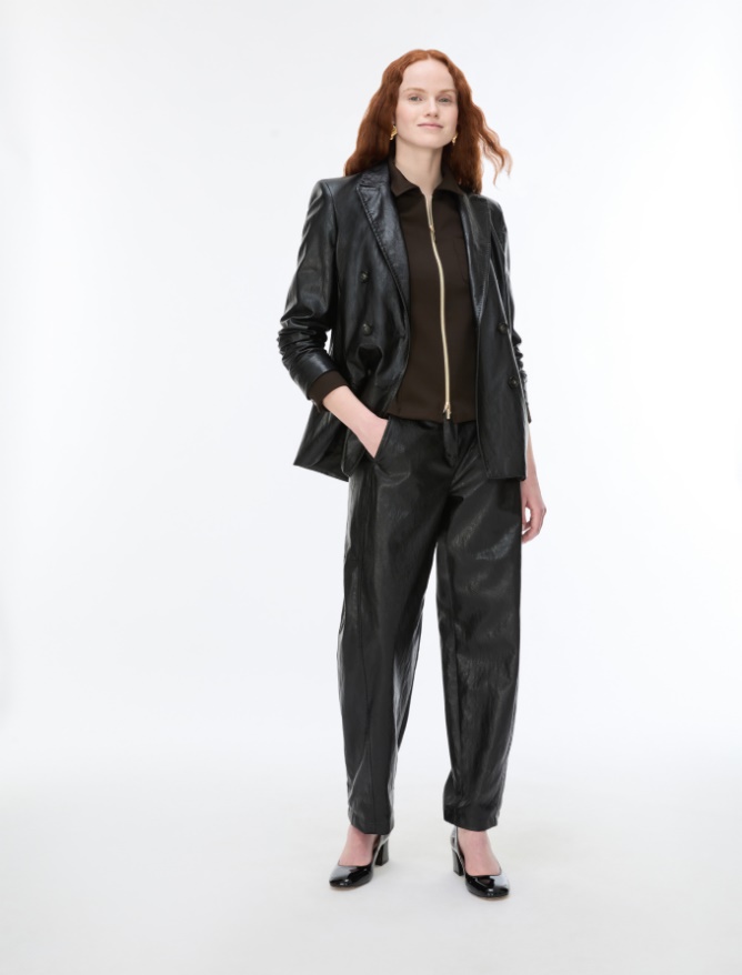 Coated fabric blazer - iBlues - 4