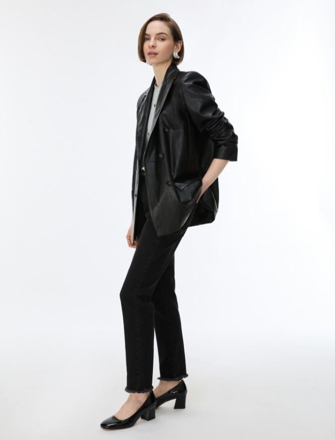 Coated fabric blazer - iBlues - 5