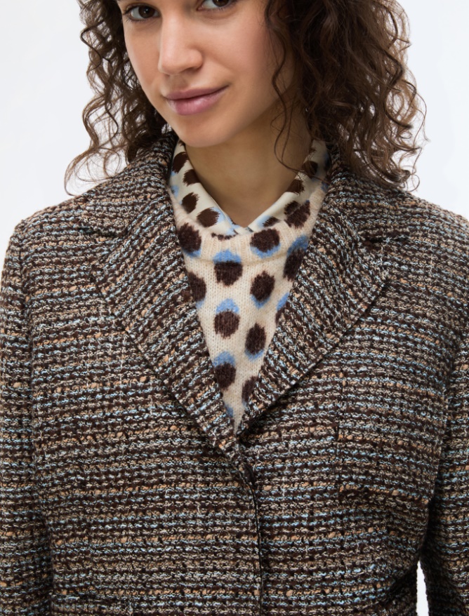 Basketweave blazer - iBlues - 3