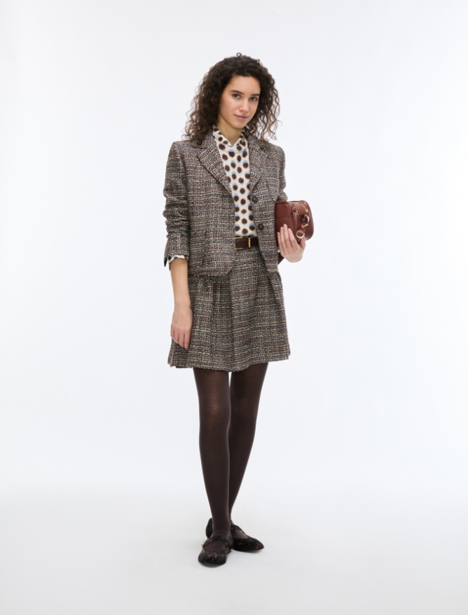 Basketweave blazer - iBlues - 4