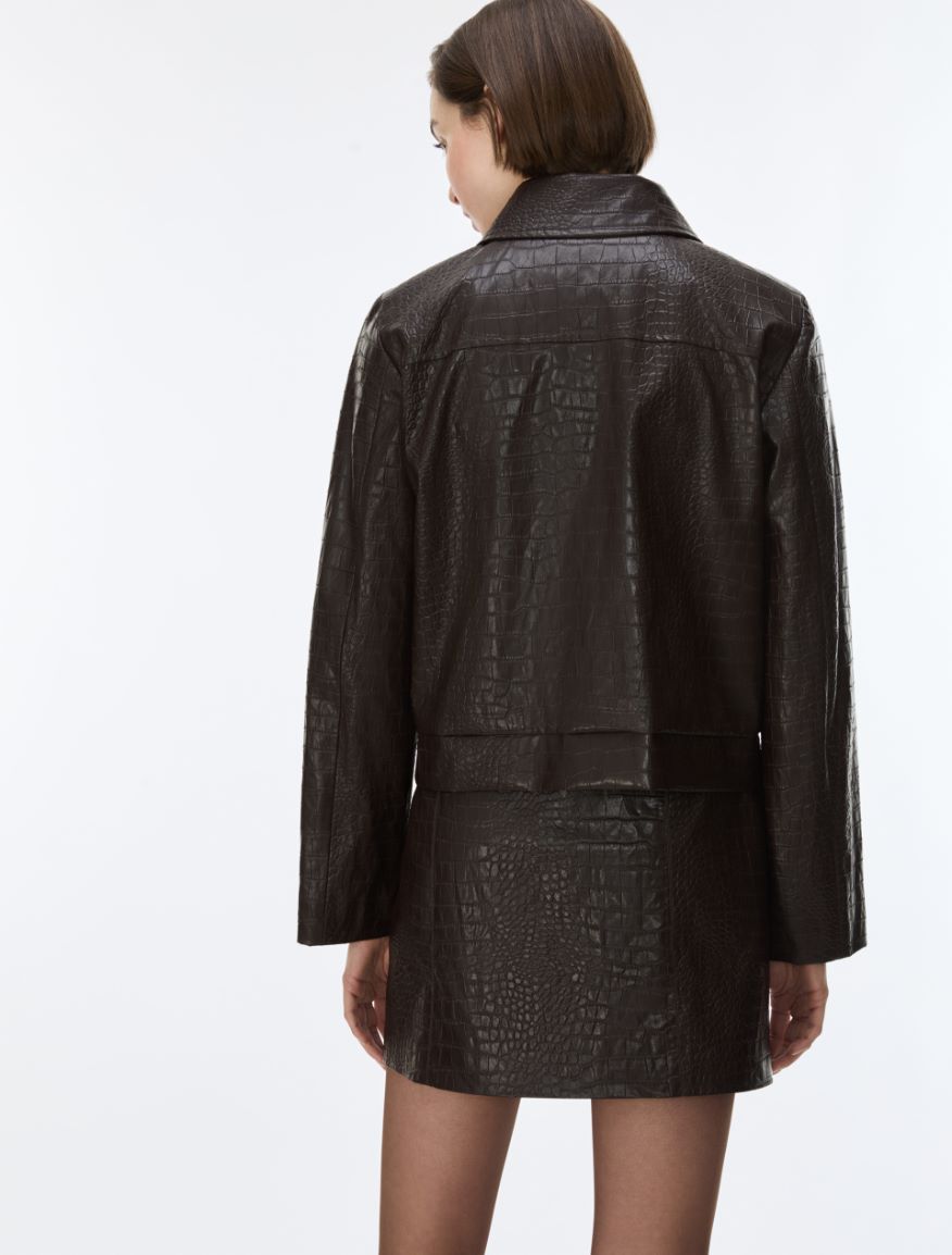 Boxy-Jacke - SCHOKOLADE - iBlues - 2