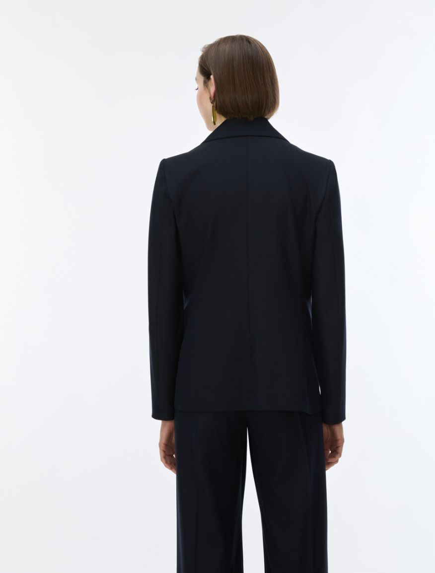 Slim-fit blazer - MIDNIGHTBLUE - iBlues - 2