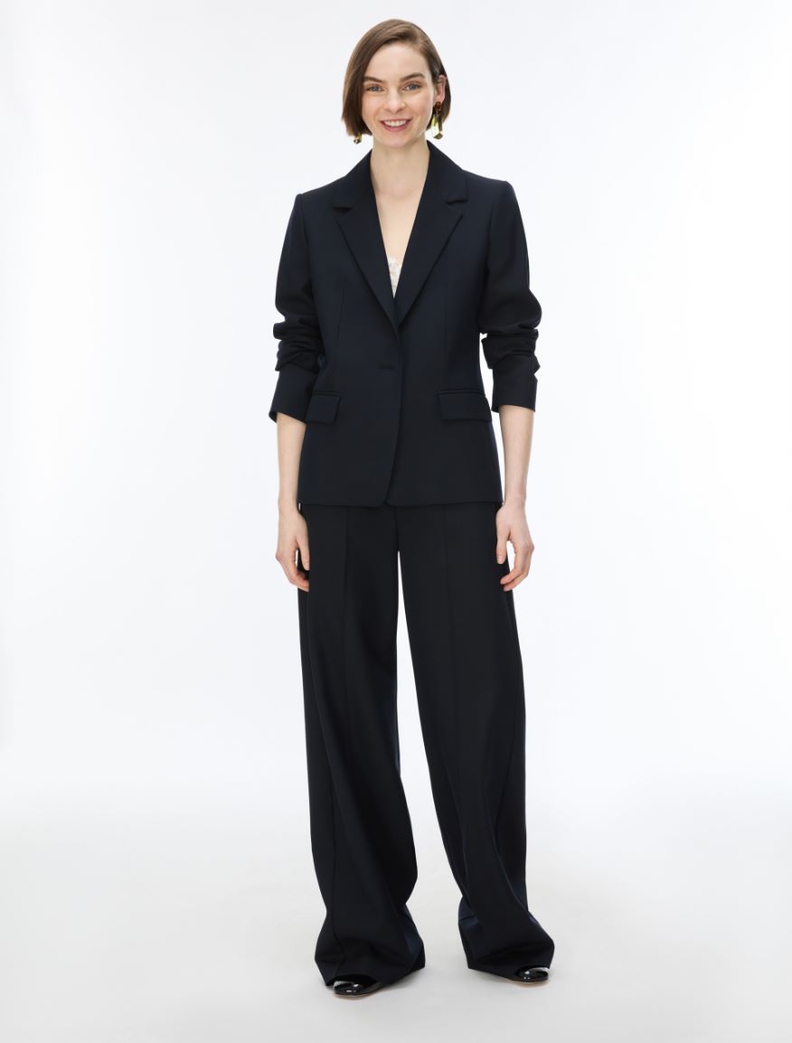 Slim-fit blazer - MIDNIGHTBLUE - iBlues