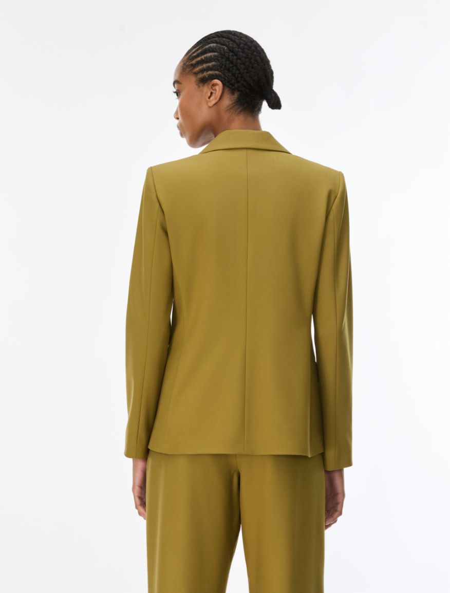 Slim-fit blazer - OLIVE - iBlues - 2