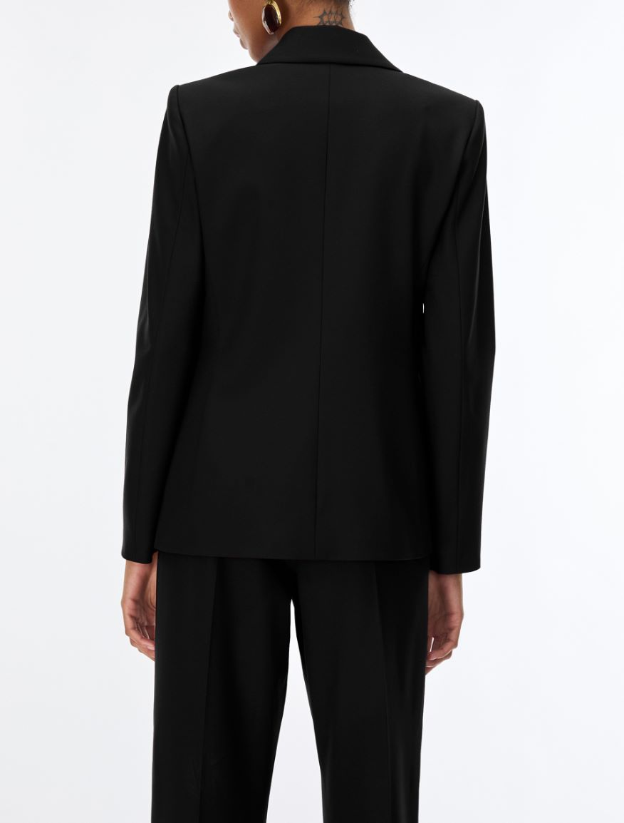 Figurbetonter Blazer - SCHWARZ - iBlues - 2