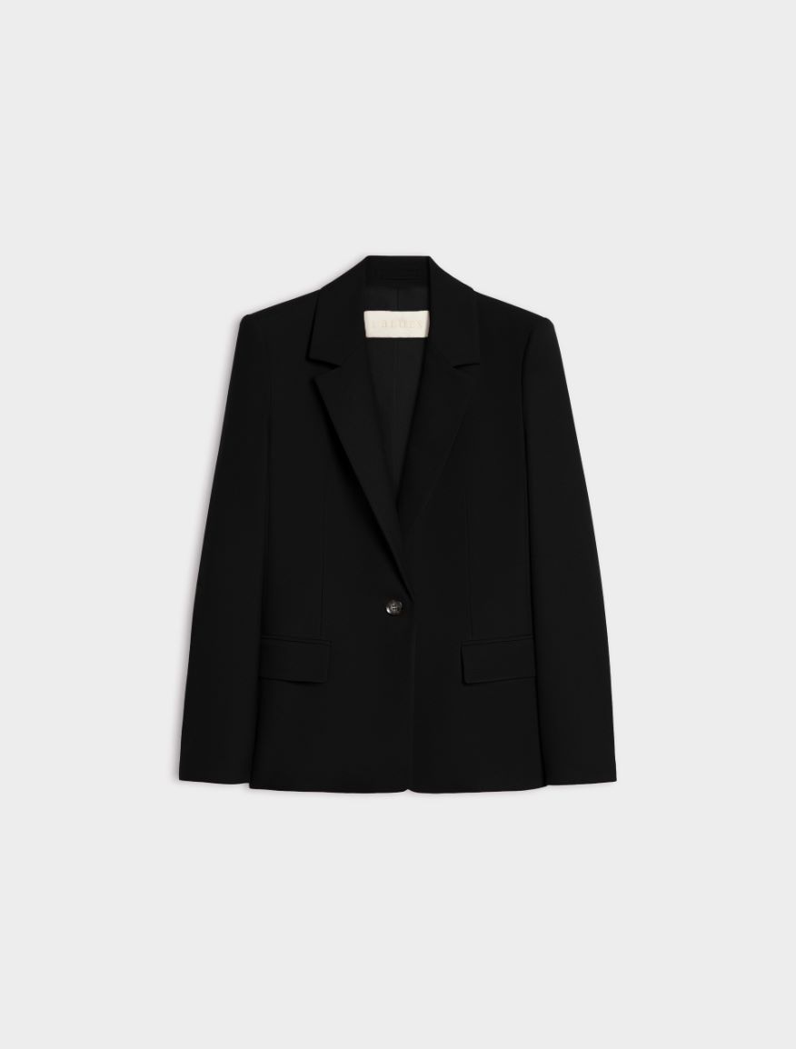 Figurbetonter Blazer - SCHWARZ - iBlues - 4
