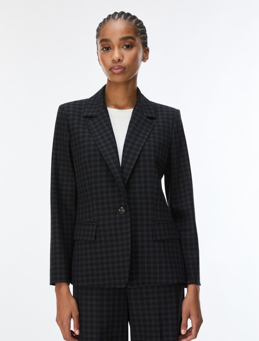 Slim-fit blazer - GREEN - iBlues