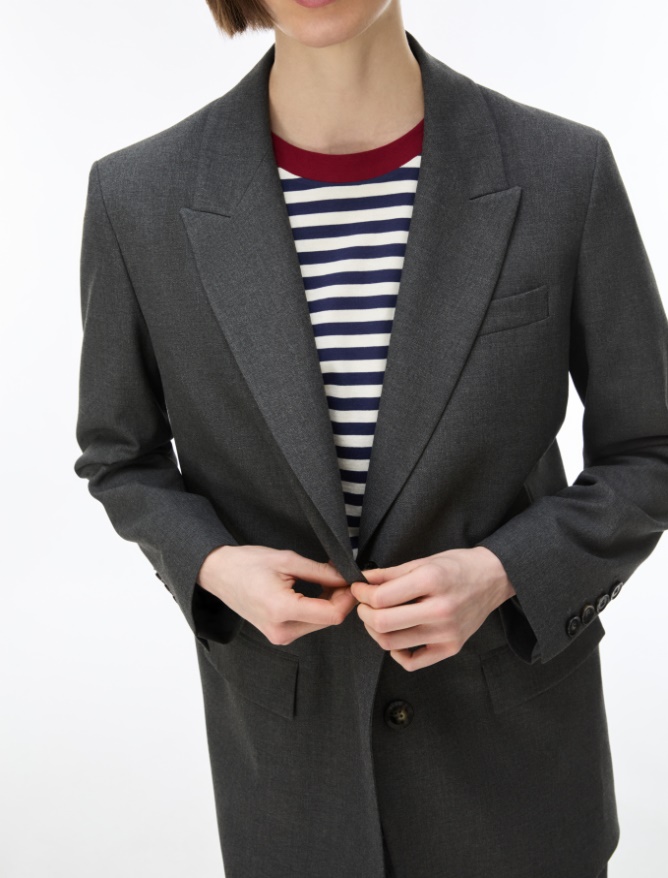 Straight-fit blazer - iBlues - 3