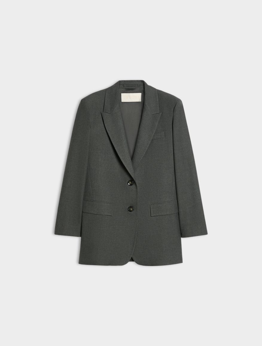 Straight-fit blazer - SLATE GREY - iBlues - 5