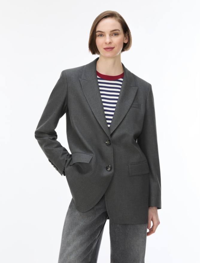 Straight-fit blazer - iBlues