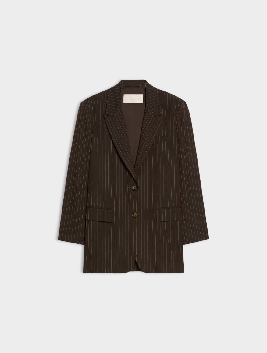 Straight-fit blazer - BROWN - iBlues - 5