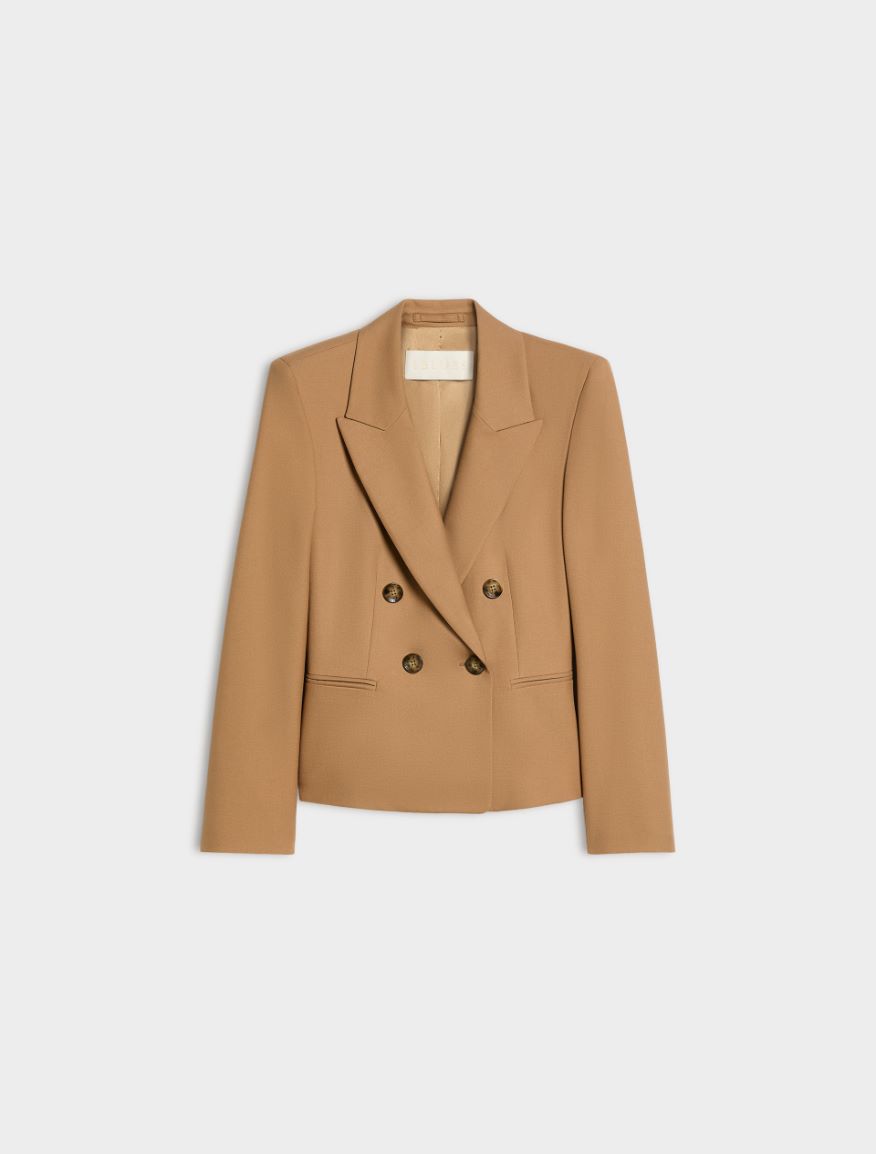 Doppelreihiger Blazer - KAMEL - iBlues - 5