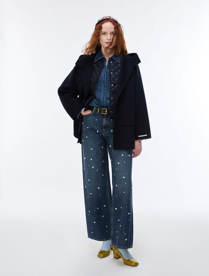 Hooded jacket - NAVY - iBlues - 4