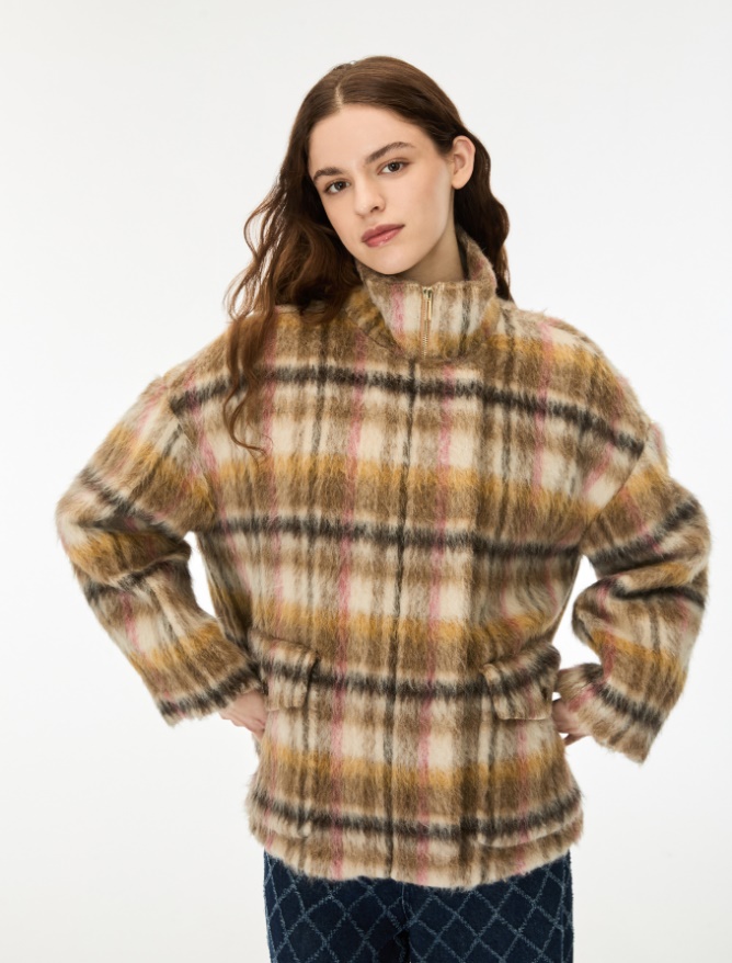 Alpaca-blend jacket - iBlues - 4