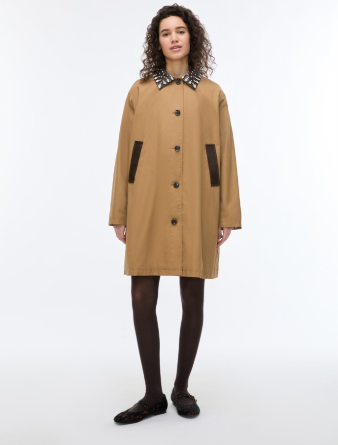 Straight-fit trench coat - iBlues - 4