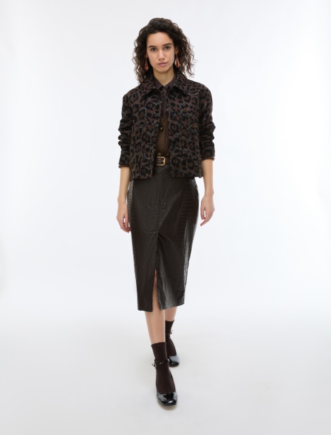 Animal-print jacket - iBlues